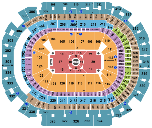 American Airlines Center Nate Bargatze Seating Chart